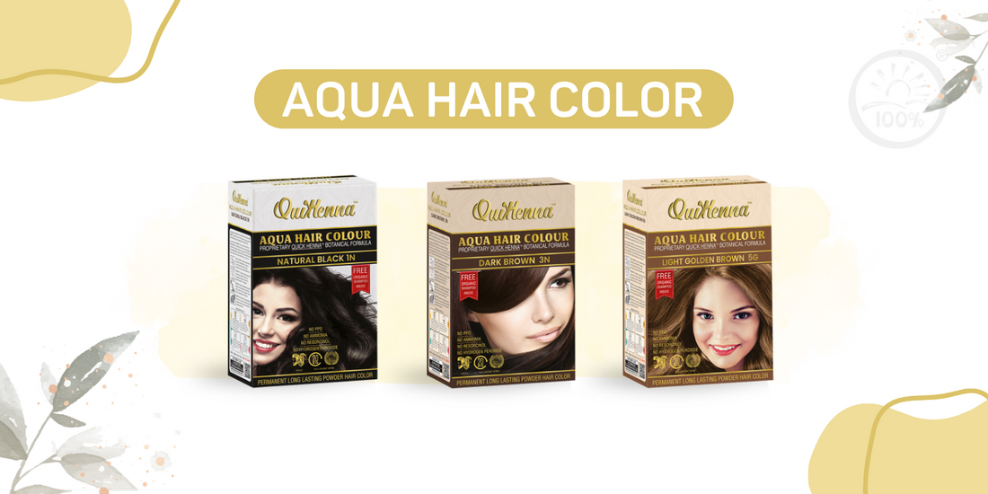 Aqua Hair Colour | 100% Botanical Formula Aqua Hair Colour