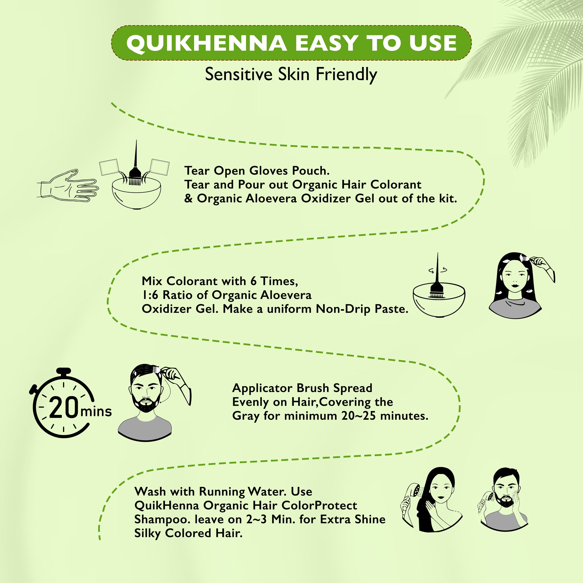 Quikhenna Flora Double Use Tint Organic Gel Hair Color –  Burgundy 9RG , Ammonia-Free, Long-Lasting, Organic & Vegan, Dual Application