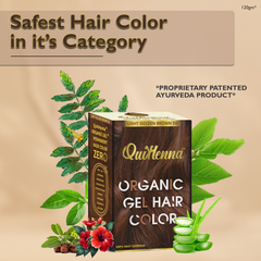 QuikHenna Zero Allergic 5G Light Golden Brown Damage Free Organic Gel Hair Color 120g