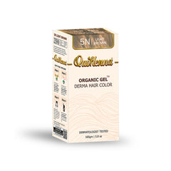QuikHenna 5N Brown Organic Gel Derma Hair Color 165g